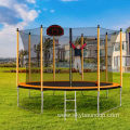 children outdoor trampolines with Basketball Hoop